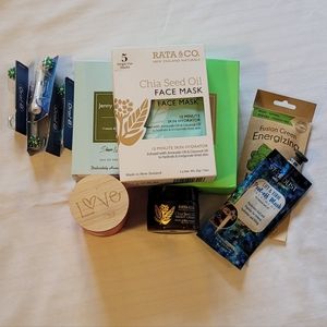 Assorted facial products